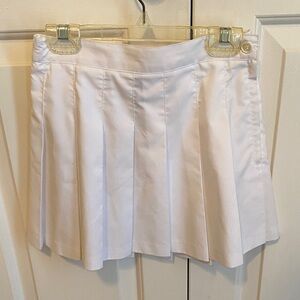 Head White Pleated Tennis Skirt